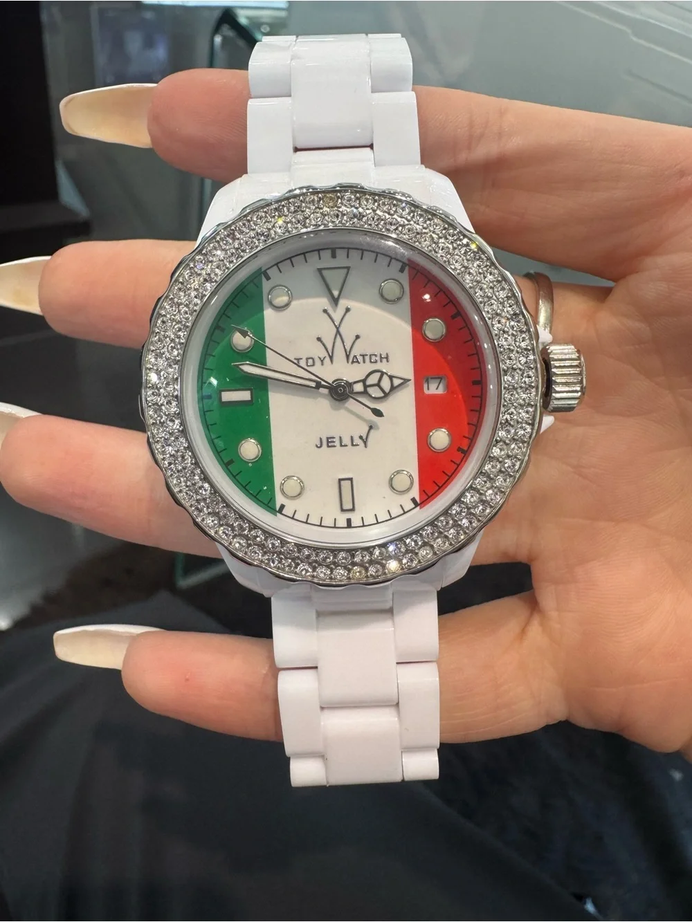 New ToyWatch Jelly Flag Italy Edition Watch.